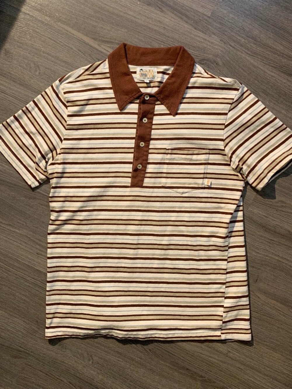 PAUL FRANK Polo Shirt with Pocket, LIKE NEW, Vintage Y2K, 100% Cotton, Large